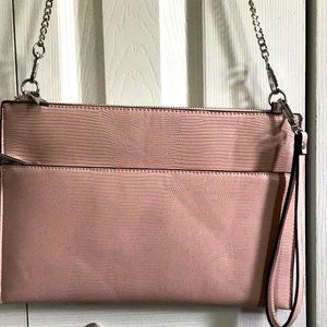 Pink Zara handbag. Removable chain and wrist strap